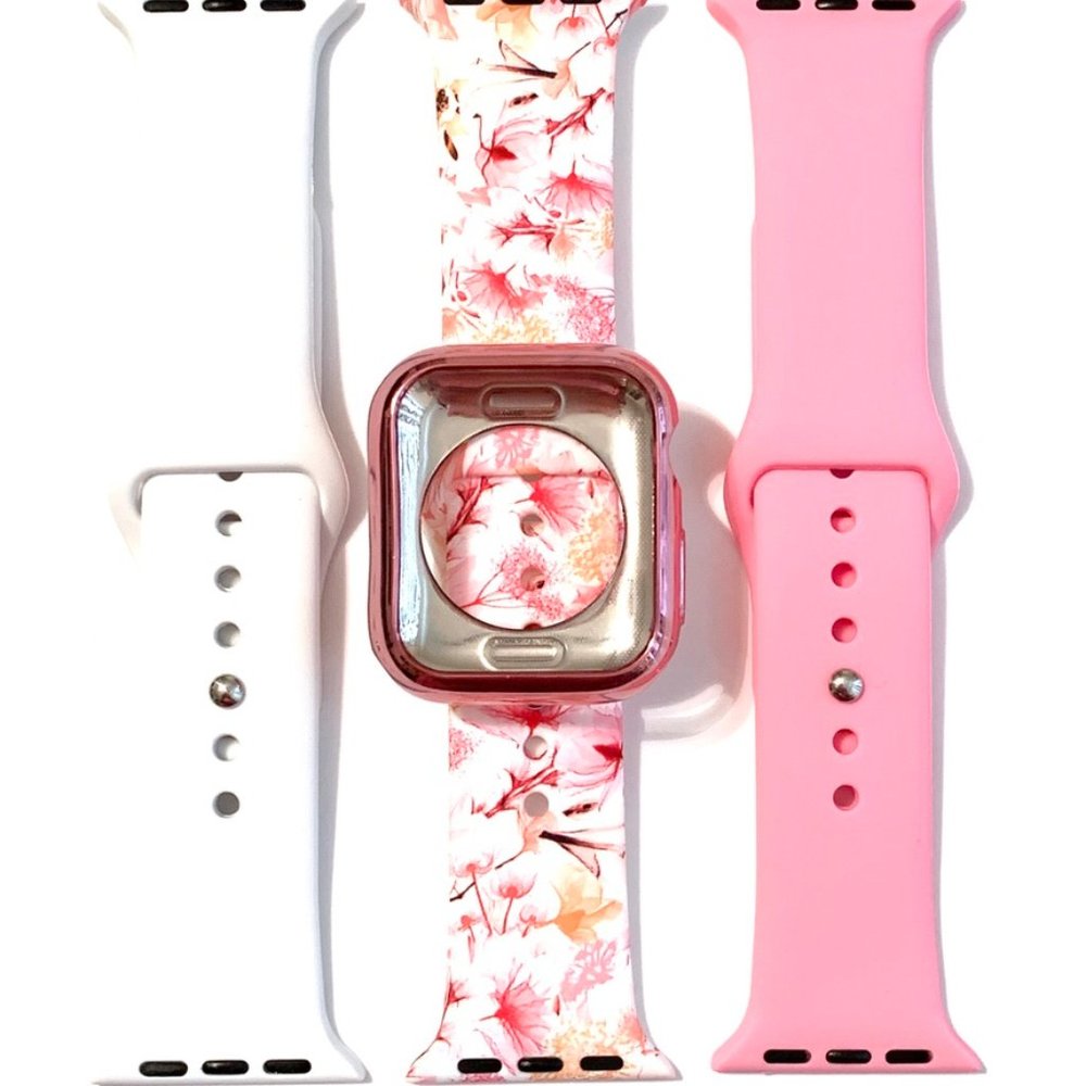 44mm 42mm 40mm 38mm Apple Watch band coral lt pink